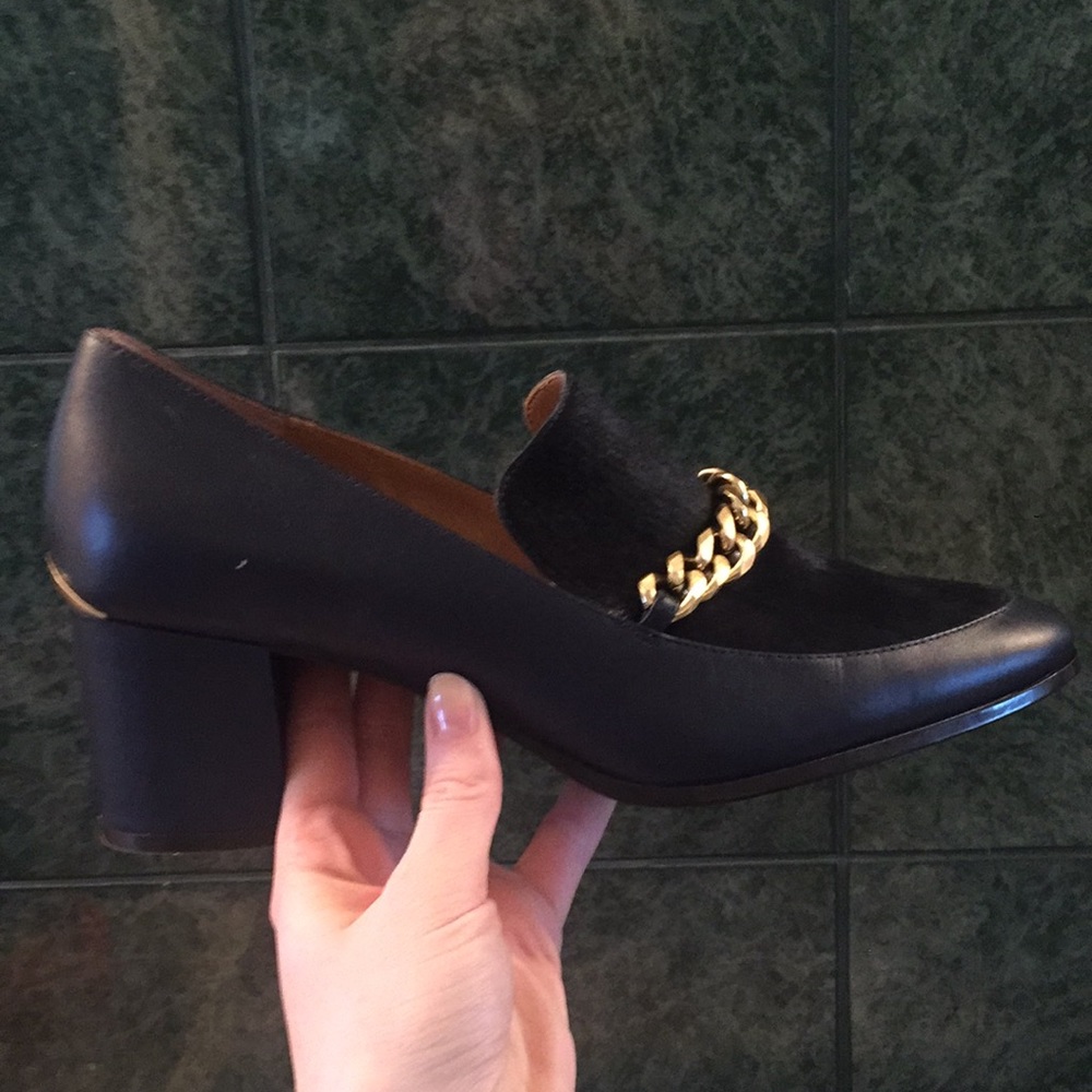 Calvin Klein Navy Blue healed loafers - Picture 2 of 8